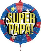 Folieballon Super Papa - 45cm