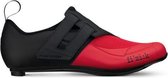 Fizik Transiro Powerstrap R4 Triathlon Schoenen, zwart/rood Schoenmaat EU 47