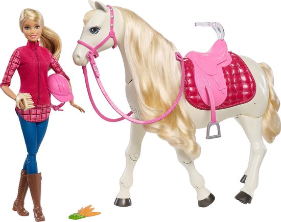 Barbie met Droompaard - Barbiepop | bol