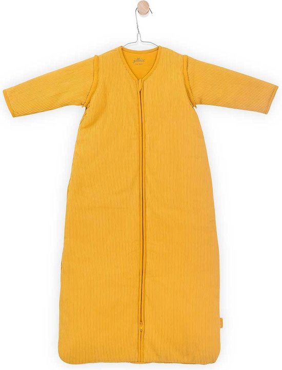 Jollein Padded Babyslaapzak met afritsbare mouw - 90cm - ocher