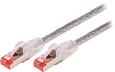 CAT6 S/FTP Netwerkkabel RJ45 (8/8) Male - RJ45 (8/8) Male 0.15 m Transparant