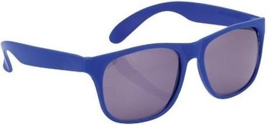 Gepolijst Besparing vlees Voordelige blauwe party zonnebrillen - Verkleedbrillen - Voor volwassenen |  bol.com