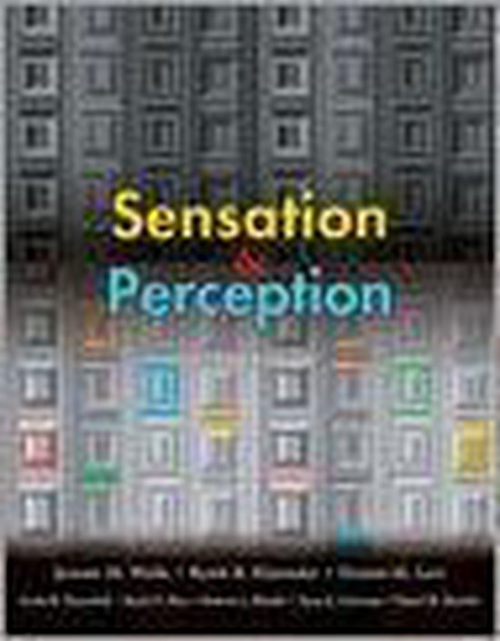9780878939534 - Sensation And Perception