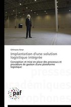 Implantation d'Une Solution Logistique Int�gr�e