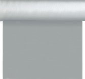 Zilveren tafelloper/placemats 40 x 480 cm - Thema zilver - Tafeldecoratie versieringen