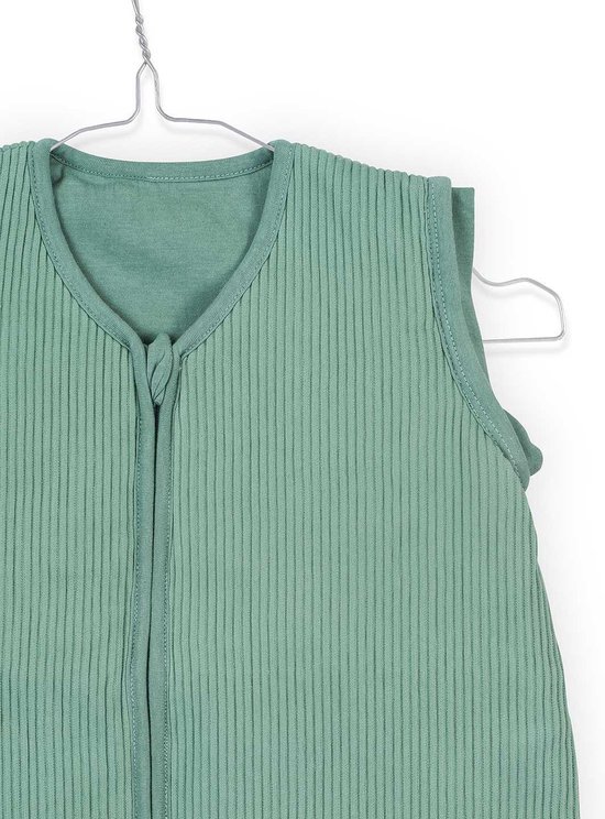 Jollein Rib Padded Babyslaapzak met afritsbare mouw - 90cm - forest green