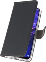 Booktype Telefoonhoesjes - Bookcase Hoesje - Wallet Case -  Geschikt voor Huawei Mate 20 - Zwart