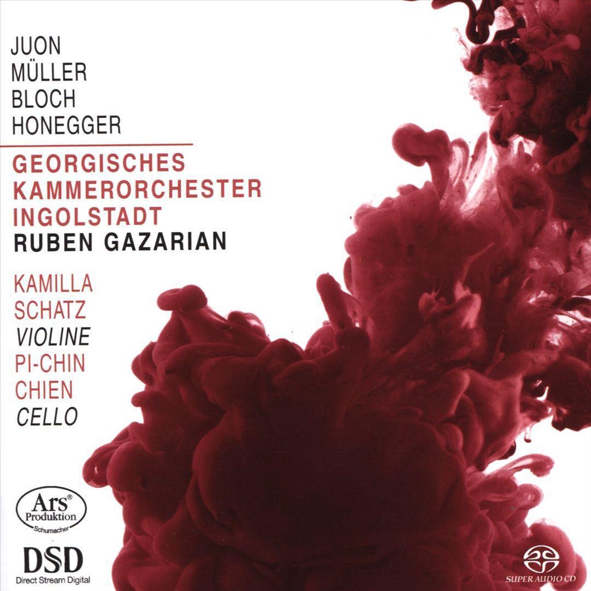 Juon, Müller, Bloch, Honegger