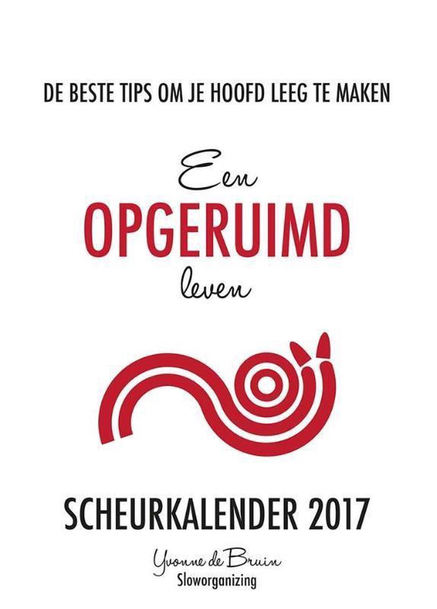 Prehistorisch kader Ga naar beneden Opgeruimd leven scheurkalender 2017 | bol.com