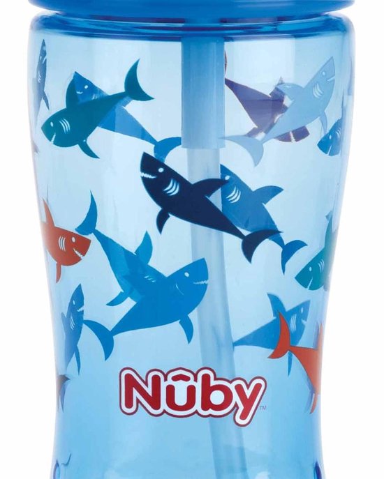 Nûby - Flip-It drinkbeker uit Tritan™- Blauw - 360ml - 3jaar+