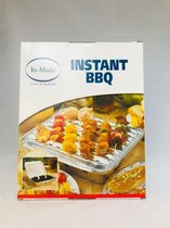 12x Instant bbq In made wegwerp barbecue barbeque
