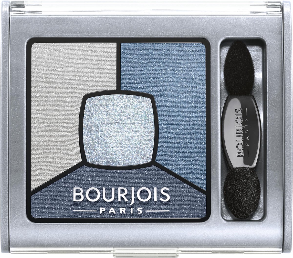 Goedkoopste Bourjois Smoky Stories Quatuor Oogschaduw - 11 E-Blue-Issant