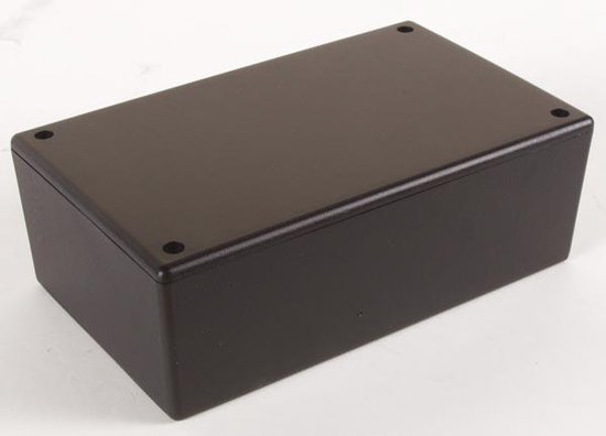 PLASTIC BEHUIZING - ZWART 160 x 95 x 55mm (WCAH2851)