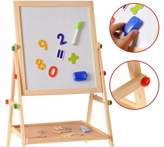 Krijtbord Whitebord Magneetbord - Magnetisch Schoolbord Kind Tekenbord... | bol.com