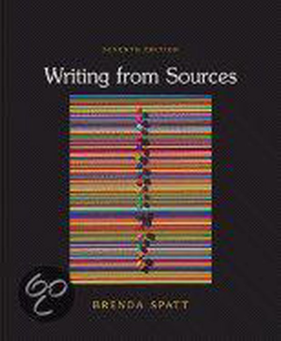 Writing from Sources 9780312437978 Brenda Spatt Boeken