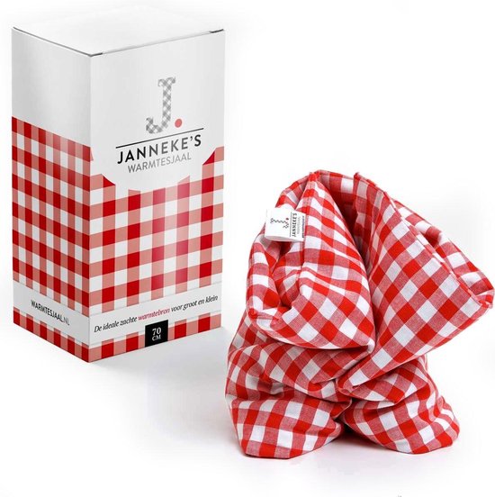 Janneke's Warmtesjaal extra lang gevuld met tarwe afneembare hoes