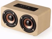 10W Mini Bluetooth v4-luidspreker 3D MP3 FM-radio Aux TF - Lichtbruin