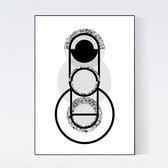 A3 Terrazzo Poster - Art Deco I - Moderne Abstracte Muurposter