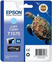 Epson T1575 - Inktcartridge / Licht Cyaan