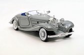 Mercedes-Benz 500 K Special Roadster Zilver 1:18