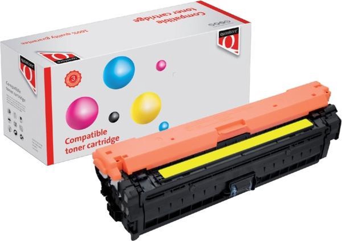 Quantore toner cartridge HP 650A (CE272A) geel