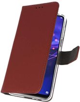 Booktype Telefoonhoesjes - Bookcase Hoesje - Wallet Case -  Geschikt voor Huawei Mate 20 - Bruin