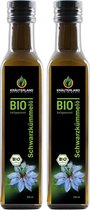 Organic Zwarte Komijnzaad Olie Krauterland 500ml (2x 250ml)