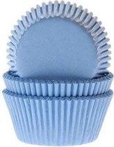 Cupcake Cups Licht Blauw 50x33mm. 500 st.