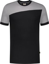 Tricorp T-shirt Bicolor Naden 102006 Zwart / Grijs - Maat 3XL