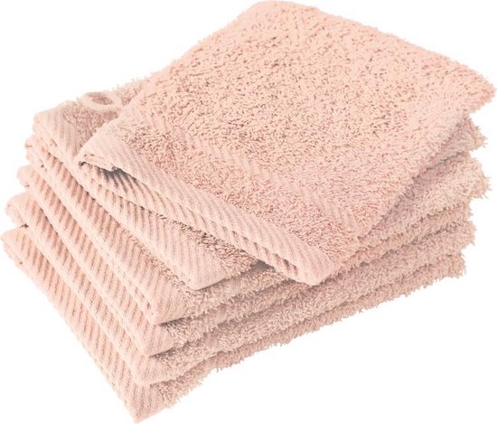 De Witte Lietaer - Hélène - Débarbouillettes - 15x21 cm - Lot de 6 - Fleur d'amandier