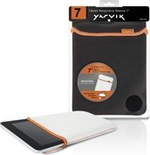 Yarvik YAC101 Tablet Neoprene Sleeve 7 inch - Zwart/Wit