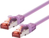 LOGON TCF66F005V netwerkkabel 0,5 m Cat6a F/UTP (FTP) Violet