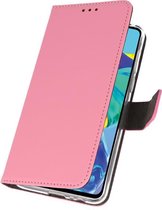 Wallet Cases Hoesje voor Huawei P30 Roze