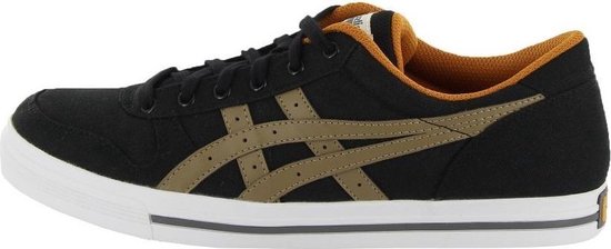 Asics Aaron Sneakers Heren Bruin / Oranje Maat 45 | bol.com