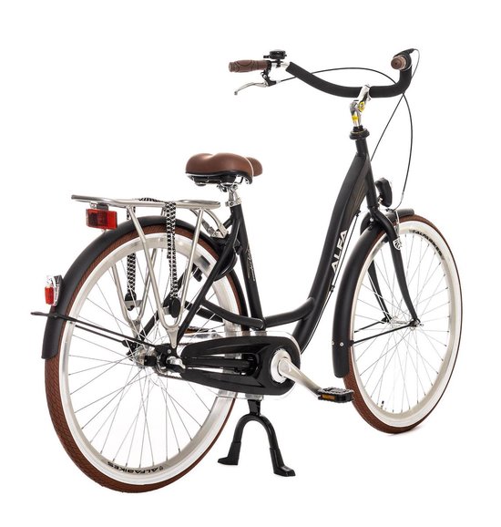 ALFA MOEDERFIETS DAILY COMPANION DAMESFIETS 28 INCH 53CM - N3 MAT ZWART |  bol.com