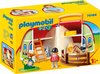 foto van PLAYMOBIL 1.2.3 Mijn meeneem manege - 70180