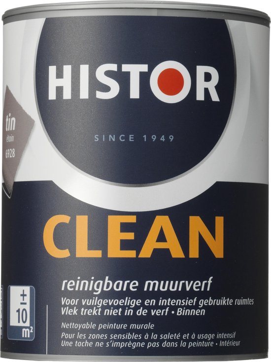 Histor Clean Muurverf Tin 1 Liter