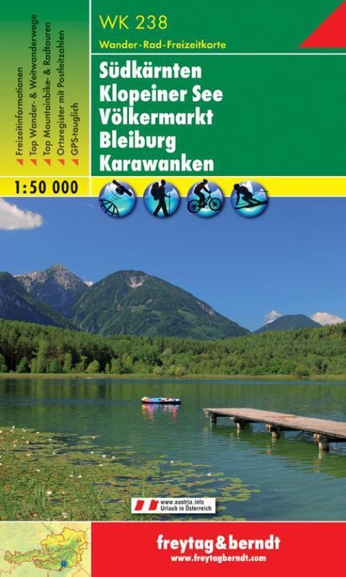 FB WK238 Süd Kärnten / Zuid-Karinthië • Klopein See • ... - cover