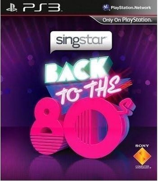 Sony SingStar Back to the 80s video-game PlayStation 3 Basis Engels