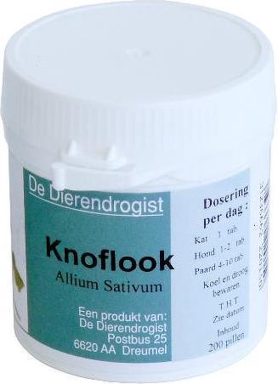 Crimineel Lijkenhuis Sandalen Dierendrogist Knoflook Tabletten - 200 Stuks | bol.com