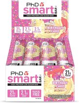 PhD - Smart Bar - Gâteau d'anniversaire (12x64g)
