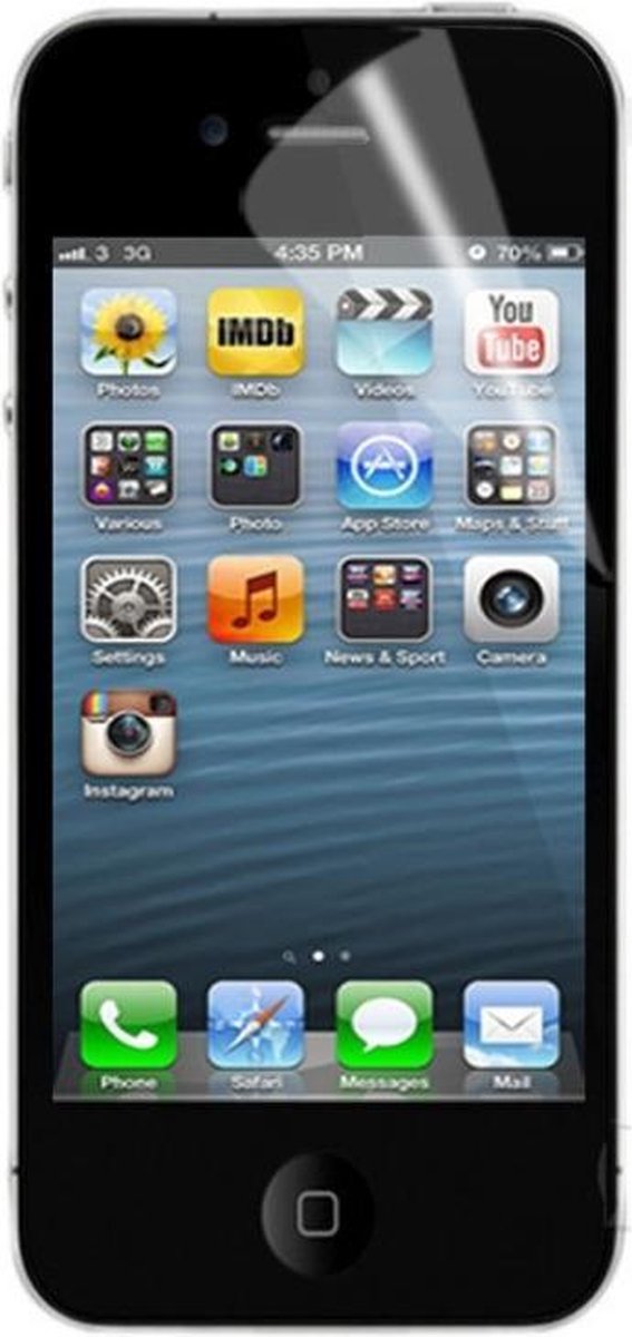 geschikt voor iPhone 5, 5S, 5C - Screen protector - Clear HD - beschermfolie