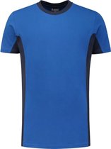 Workman T-Shirt Bi-Colour - 0404 royal blue / navy - Maat M