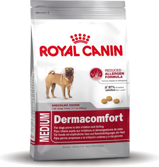 pk viool Situatie Royal Canin Medium Dermacomfort - Hondenvoer - 10 kg | bol.com