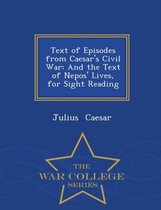 Text of Episodes from Caesar's Civil War