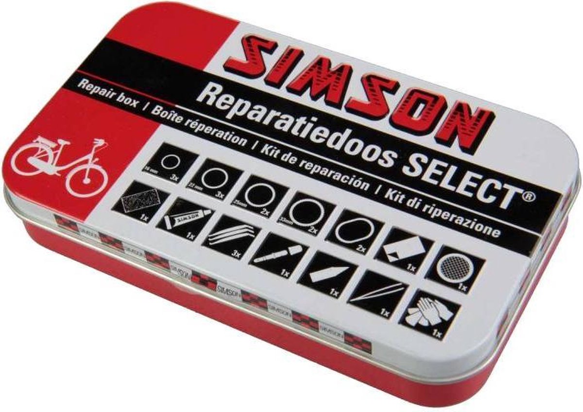 Simson reparatiedoos Select op kaart