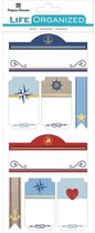 Paper House Life Organized Labels Nautical