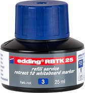 edding RBTK 25 (25 ml) navulinkt voor boardmarkers o.a. e-12 - kleur; blauw - potje