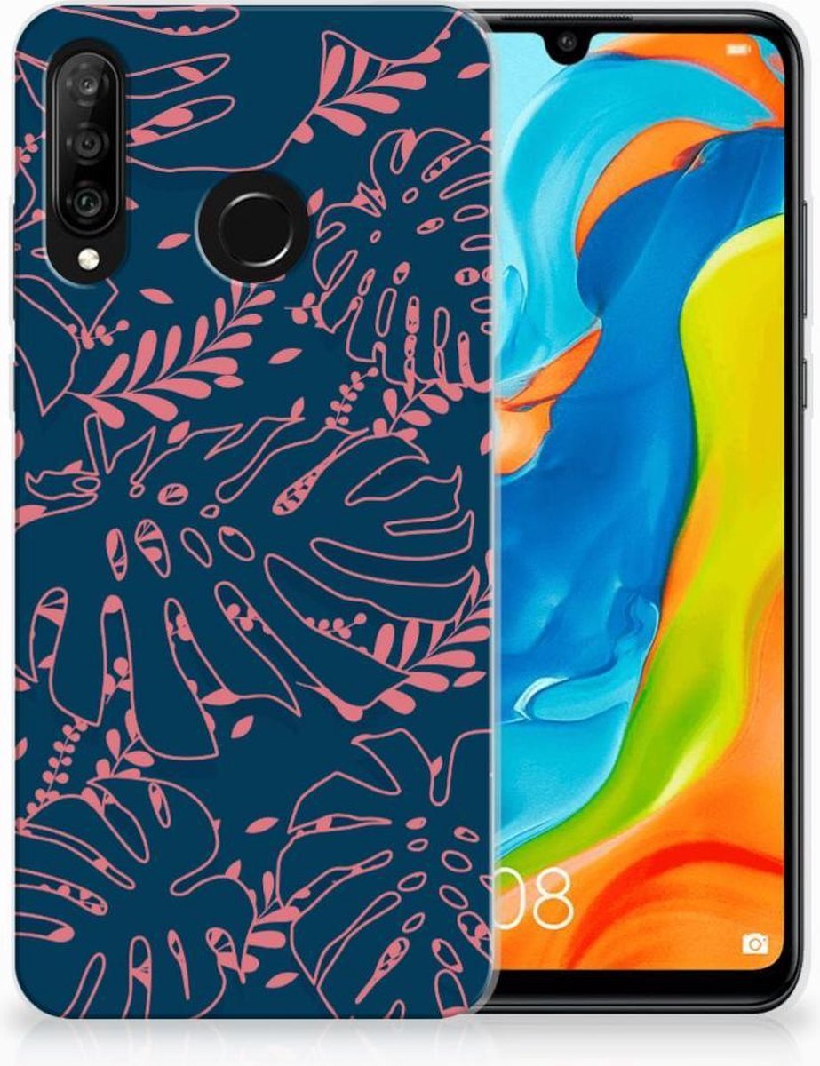 Huawei P30 Lite TPU Case Palm Leaves