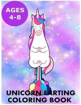 Unicorn Farting Coloring Book for Kids Ages 4-8